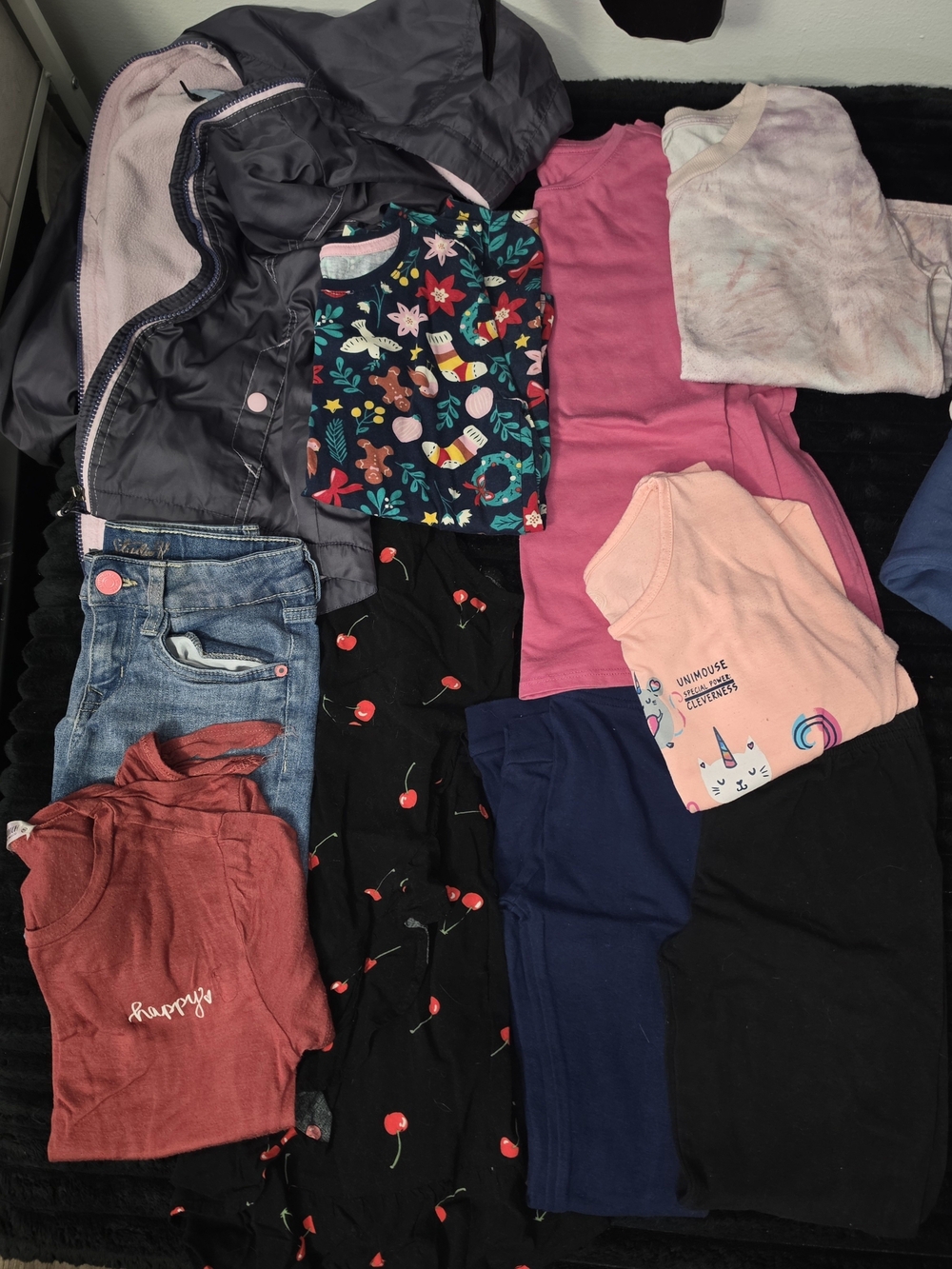 10 Piece Girls' Pink Short Sleeve Tee - Brand Unspecified